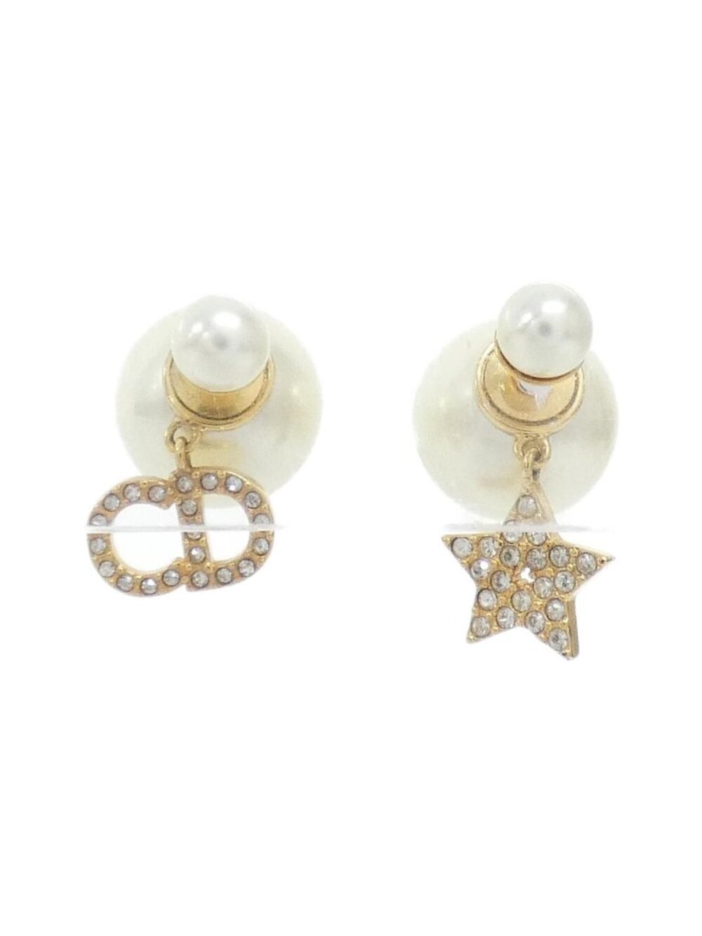 Dior Tribal Earrings Gold